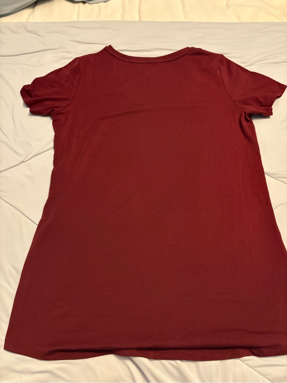Athleta Short Sleeve Crew Tee in Deep Red
